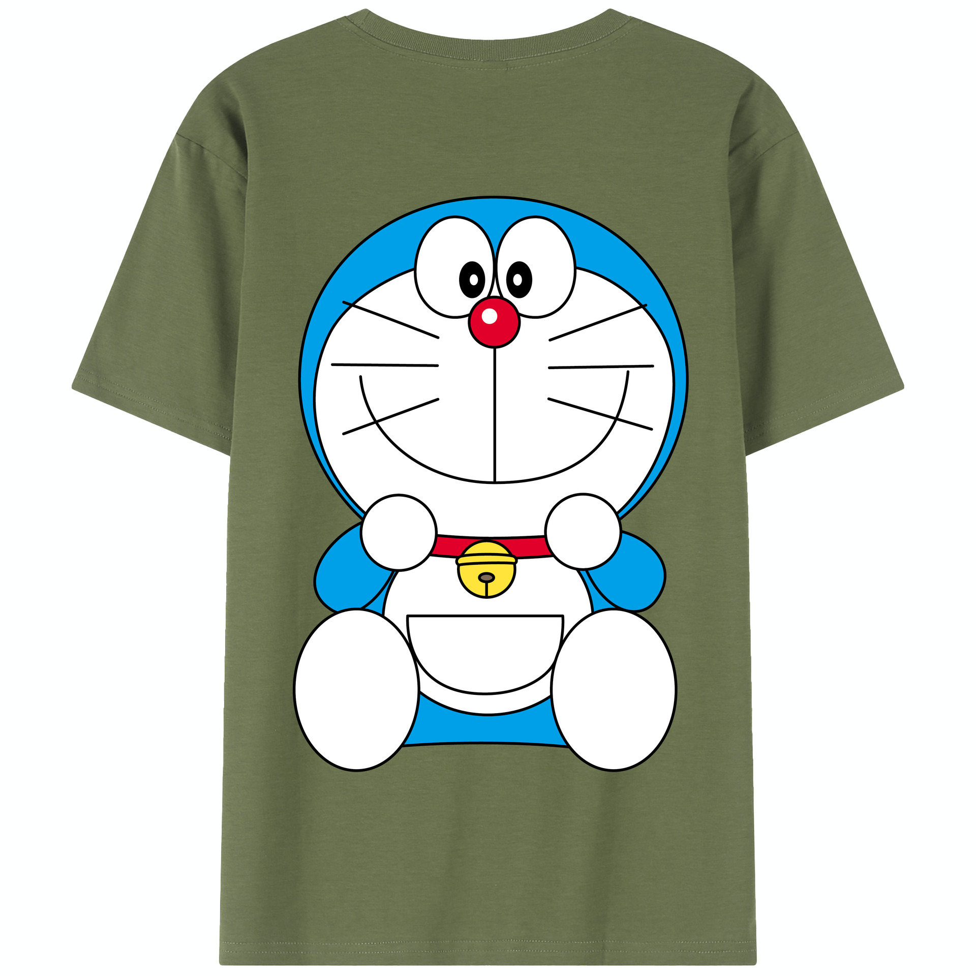 （画像用） ドラえもん Doraemon 綿100％半袖Tシャツ（背面プリント）
